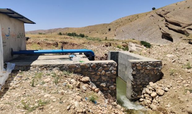 افتتاح یک ایستگاه پمپاژ آب در شهرستان پلدختر
