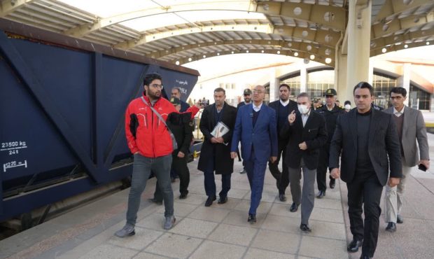 استاندار کرمانشاه از پروژه راه آهن کرمانشاه – خسروی بازدید کرد