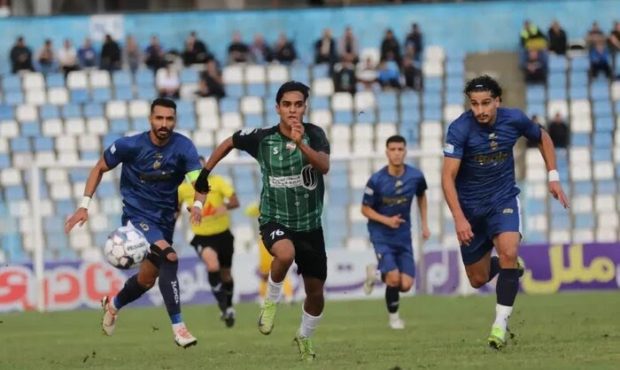 ملوان بندر انزلی با یک گل خیبر خرم آباد را شکست داد