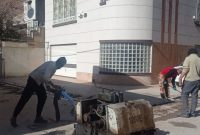 ترمیم و آسفالت معابر پروژه برگردان فیبر ملی در خرم آباد